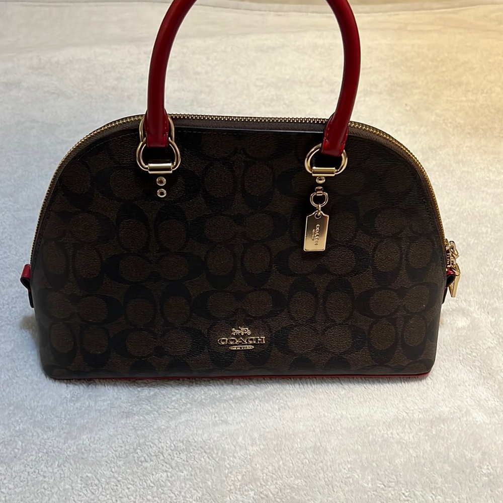 Red And Brown Couch Crossbody .